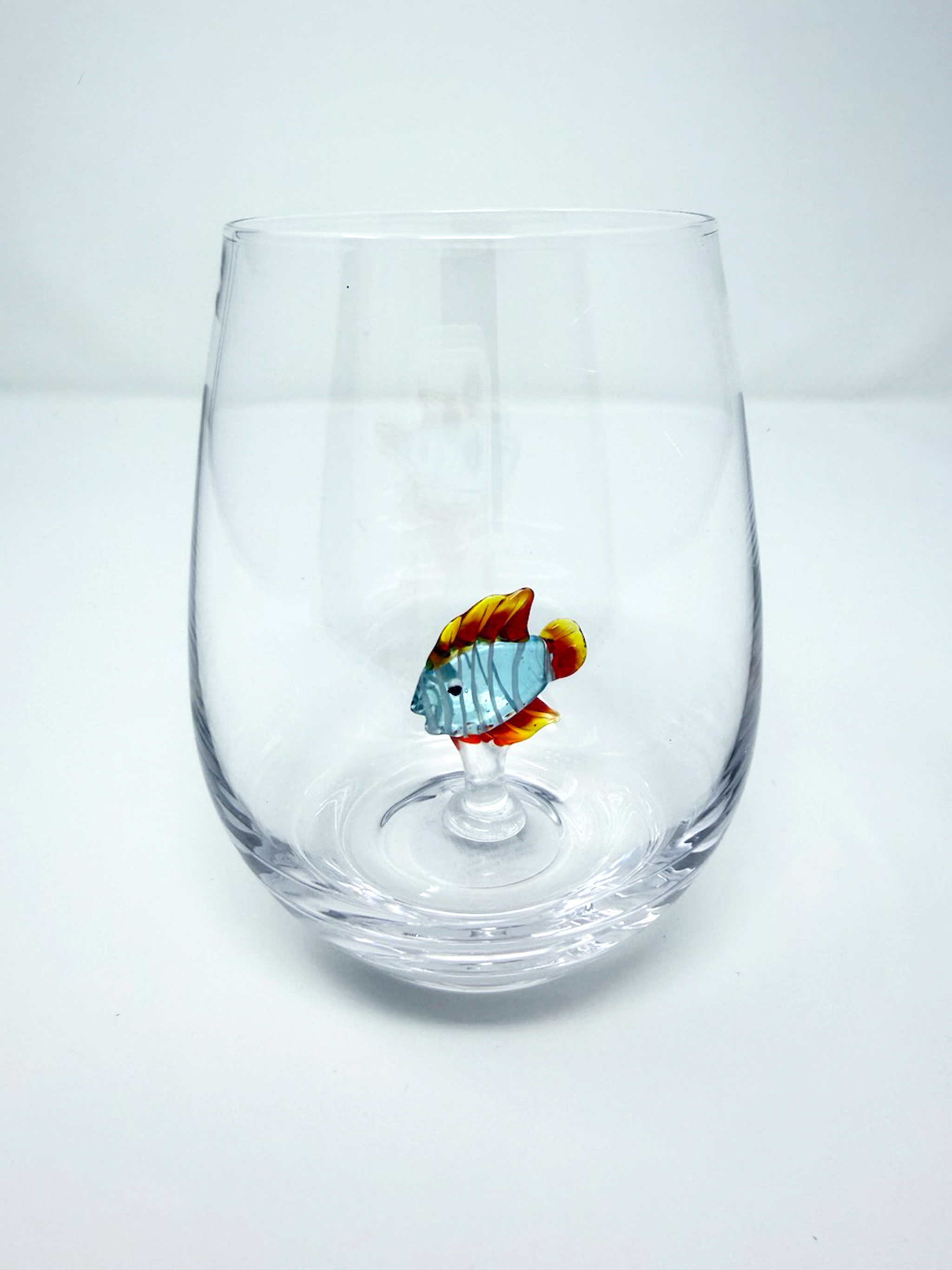 Seaside Colorful Fish Wine Glass – Gansett Outfitters